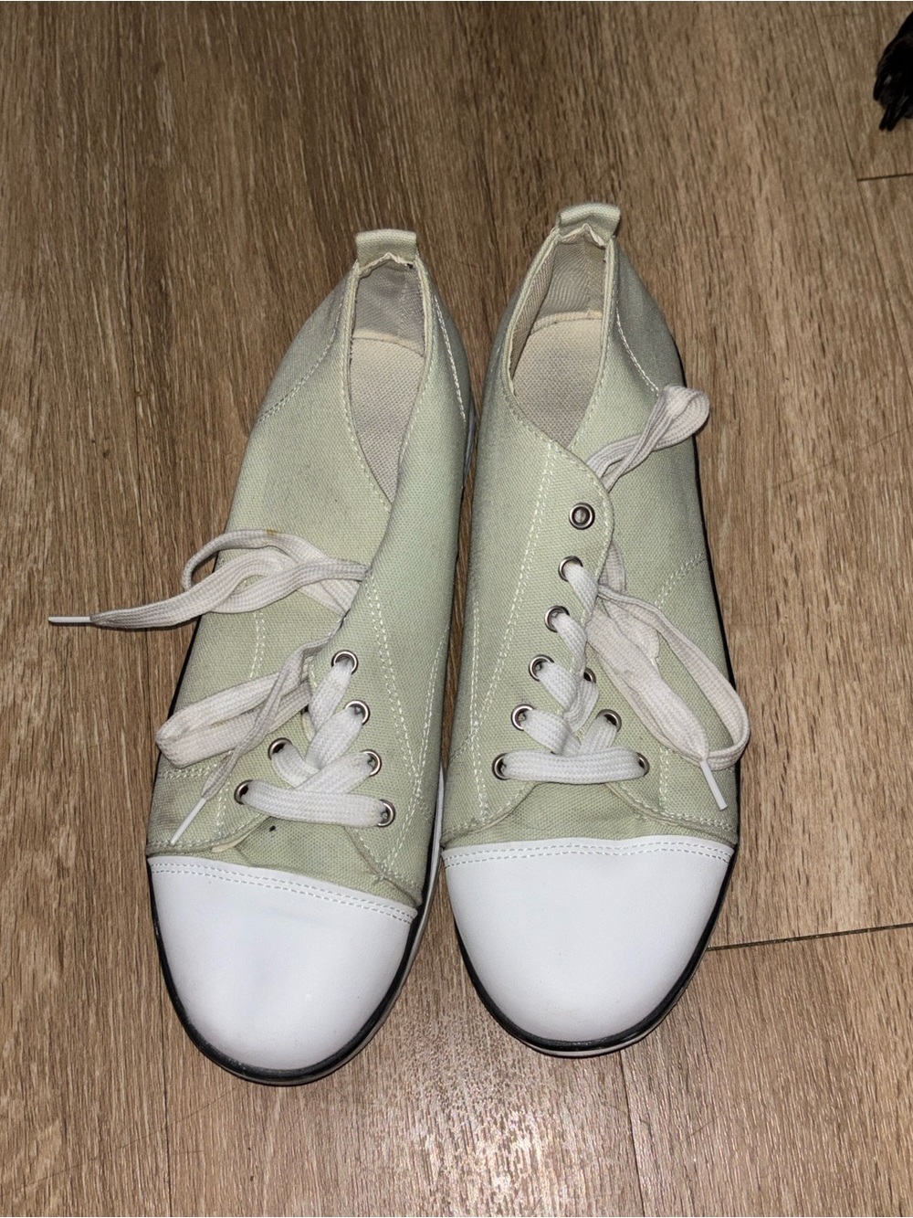 Women’s Canvas Platform Sneakers Sage Green Casual Shoes Size 43 / US 11 b57